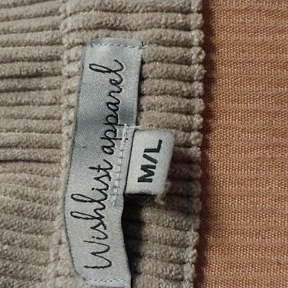 Wishlist Corduroy Color Block Button Down- M/L - image 8